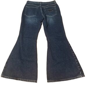 Vintage Calvin Klein Wide Flare Y2K Low Rise Jeans